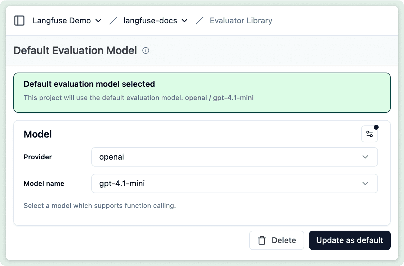 Standard Eval Model